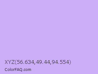 XYZ 56.634,49.44,94.554 Color Image