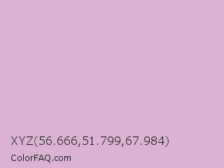 XYZ 56.666,51.799,67.984 Color Image