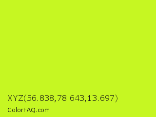 XYZ 56.838,78.643,13.697 Color Image