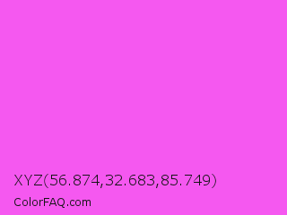 XYZ 56.874,32.683,85.749 Color Image