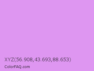 XYZ 56.908,43.693,88.653 Color Image