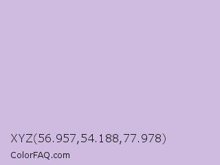 XYZ 56.957,54.188,77.978 Color Image