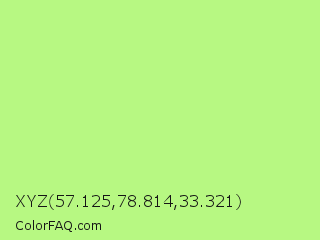 XYZ 57.125,78.814,33.321 Color Image