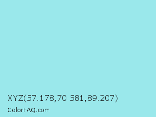 XYZ 57.178,70.581,89.207 Color Image