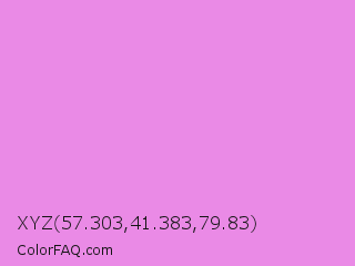 XYZ 57.303,41.383,79.83 Color Image