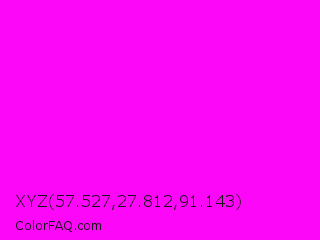 XYZ 57.527,27.812,91.143 Color Image