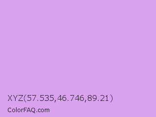 XYZ 57.535,46.746,89.21 Color Image
