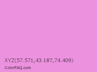 XYZ 57.571,43.187,74.409 Color Image