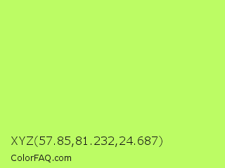 XYZ 57.85,81.232,24.687 Color Image