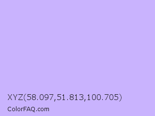 XYZ 58.097,51.813,100.705 Color Image