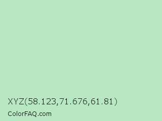 XYZ 58.123,71.676,61.81 Color Image