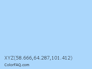 XYZ 58.666,64.287,101.412 Color Image
