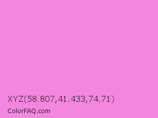 XYZ 58.807,41.433,74.71 Color Image
