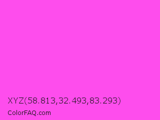 XYZ 58.813,32.493,83.293 Color Image