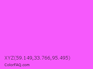 XYZ 59.149,33.766,95.495 Color Image