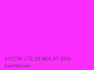 XYZ 59.172,29.869,97.254 Color Image