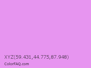 XYZ 59.431,44.775,87.948 Color Image
