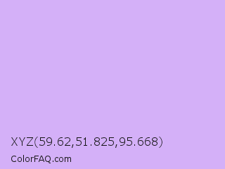 XYZ 59.62,51.825,95.668 Color Image