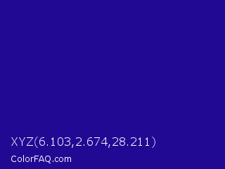XYZ 6.103,2.674,28.211 Color Image