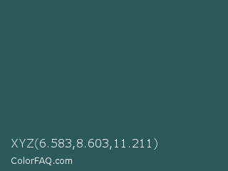 XYZ 6.583,8.603,11.211 Color Image