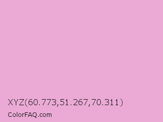 XYZ 60.773,51.267,70.311 Color Image