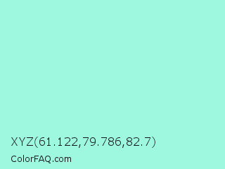 XYZ 61.122,79.786,82.7 Color Image