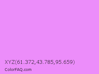 XYZ 61.372,43.785,95.659 Color Image