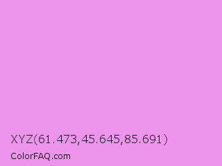 XYZ 61.473,45.645,85.691 Color Image