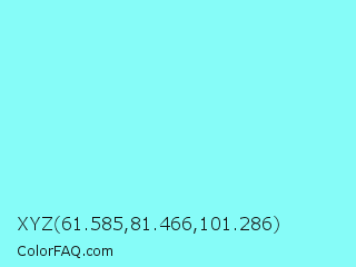 XYZ 61.585,81.466,101.286 Color Image