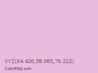 XYZ 64.426,58.085,76.222 Color Image