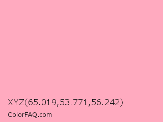XYZ 65.019,53.771,56.242 Color Image