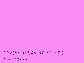 XYZ 65.073,45.782,91.793 Color Image