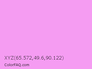 XYZ 65.572,49.6,90.122 Color Image