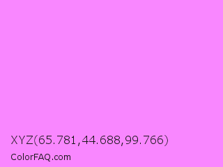 XYZ 65.781,44.688,99.766 Color Image