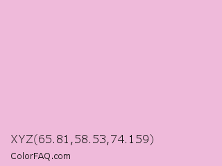 XYZ 65.81,58.53,74.159 Color Image