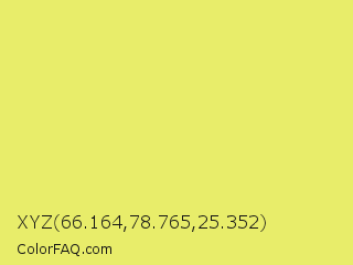 XYZ 66.164,78.765,25.352 Color Image