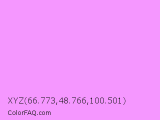 XYZ 66.773,48.766,100.501 Color Image