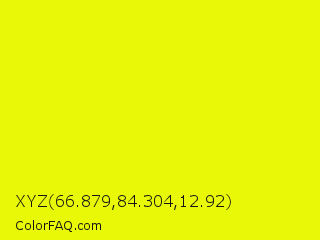 XYZ 66.879,84.304,12.92 Color Image