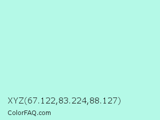 XYZ 67.122,83.224,88.127 Color Image