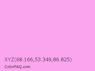 XYZ 68.166,53.349,86.825 Color Image