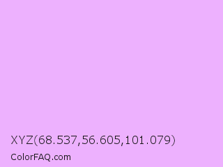 XYZ 68.537,56.605,101.079 Color Image