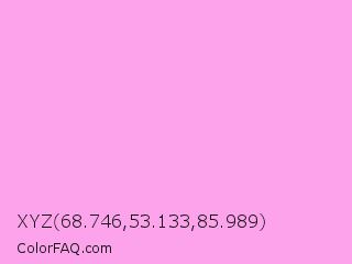 XYZ 68.746,53.133,85.989 Color Image