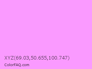 XYZ 69.03,50.655,100.747 Color Image