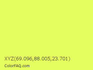 XYZ 69.096,88.005,23.701 Color Image