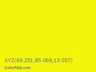 XYZ 69.251,85.069,13.057 Color Image