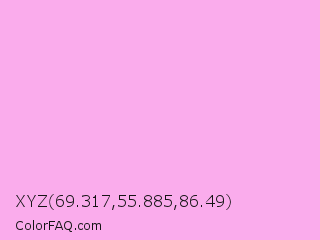 XYZ 69.317,55.885,86.49 Color Image