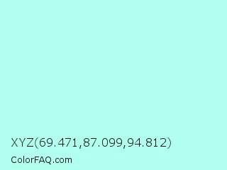 XYZ 69.471,87.099,94.812 Color Image