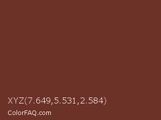 XYZ 7.649,5.531,2.584 Color Image