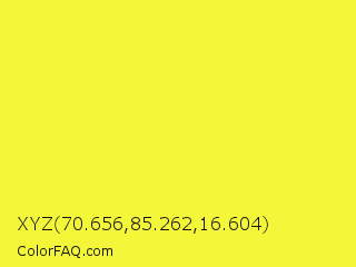 XYZ 70.656,85.262,16.604 Color Image