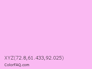 XYZ 72.8,61.433,92.025 Color Image